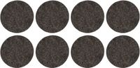 Cosy & Trendy Meubelviltjes - 24 stuks - Zwart - 2,6 cm