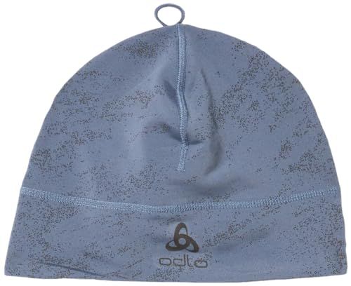 Odlo Polyknit Warm Eco Beanie with Reflective Details - Grey - One Size