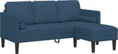 vidaXL Bank Blauw Polyester