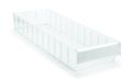 Treston 6020-1 Bac de rangement transparent en polystyrène 186 x 600 x 82 mm