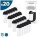 Wessper AquaClassic Sport filterpatronen, compatibel met Brita Classic, Aqua Select Classic, PearlCo, en AmazonBasics, verkrijgbaar in verpakkingen van 20 stuks