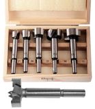 Awtools Serie - Forstner Boren Set - 15-20-25-30-35mm - 8mm Schacht - Hardmetalen Bladen