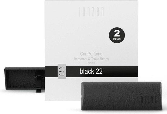 JANZEN Car Perfume Black 22 - 26g - Black - Aromatisch