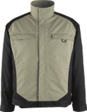 MASCOT® werkjas Mainz Unique Heren S Lichtkhaki/Zwart Polyester/Lyocell