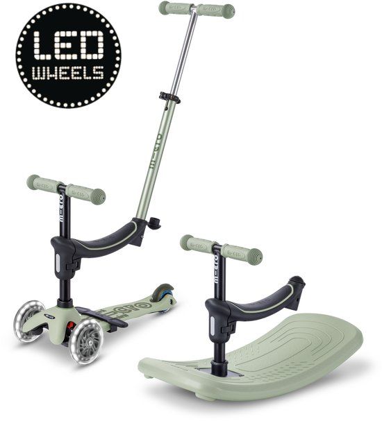Micro Mini Micro 6-in-1 Rock & Go LED groen multifunctioneel