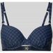 JOOP! Bikinitop opaal / donkerblauw
