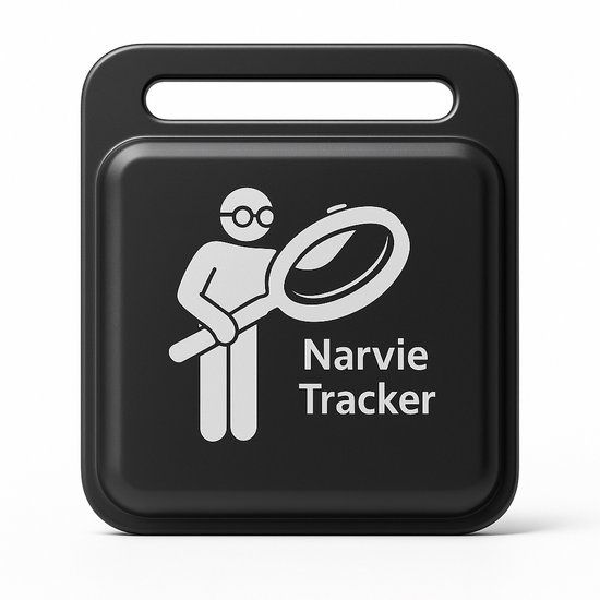 NARVIE Mini GPS Tracker - Real-time Tracking - Android/iPhone Compatible - Key Finder