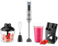 OEM Stabmixer 2000 watt roestvrij staal met accessoires zilverkleurig