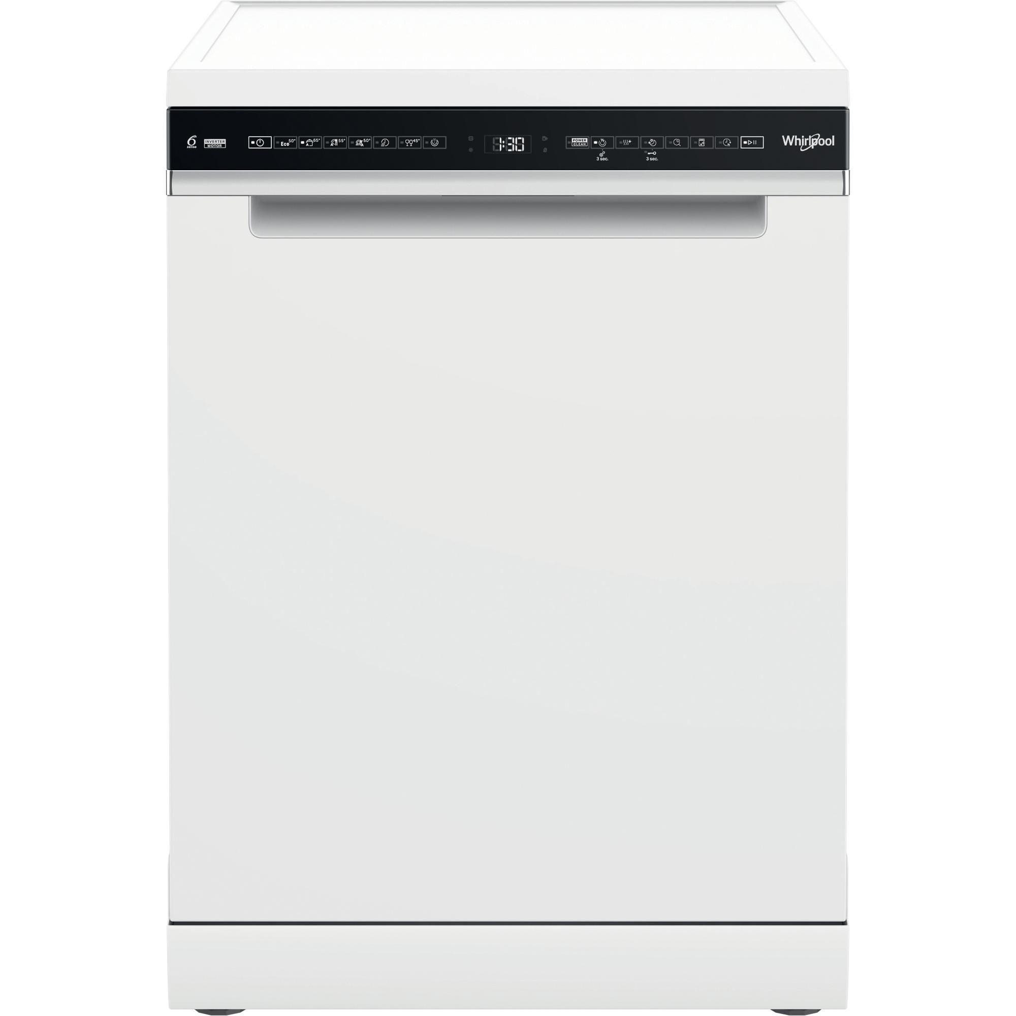 Whirlpool W7F HS51 Vrijstaande Vaatwasser - 15 Couverts - Wit - Energielabel B
