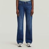 G-Star Bowey 3D Boyfriend Wmn Jeans Dames 31/32 Worn in Blue Veil Katoen