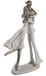 Gilde - Beeld - Hou Me Vast - Hold Me - Wit Zilver - 20 cm Hoogte 32 cm