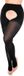 Glamory Ouvert 60 den panty - Zwart - Maat 4XL