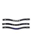 HKM Hobby Horsing hoofdbanden, marineblauw met sterrenpatroon, stuk