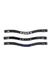HKM Hobby Horsing hoofdbanden, marineblauw met sterrenpatroon, stuk
