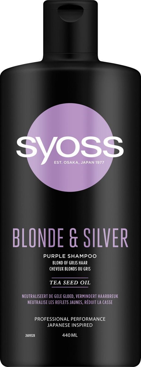 Syoss Shampoo Blonde & Silver 6x 440ml - Voordeelverpakking