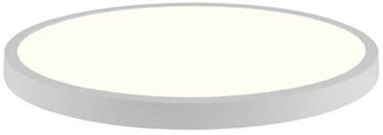 BES LED LED Paneel - Ø30cm Natuurlijk Wit 4200K - 28W Opbouw Rond - Mat Wit Aluminium