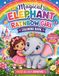 Magical Elephant & Rainbow Girl Coloring Book