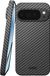 NEKIT Fiber Hoesje Geschikt voor Google Pixel 10 Pro XL - Compatibel met MagSafe en Qi2 - High-Tech Kevlar - PixelSnap Back Cover Ultra Dun - Grijs/Zwart