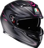 AGV K3 Syth, noir mat/rose, taille 2XL (63/64)