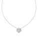 Amen Halsketting, (P) diamanten, zilver 40+5 cm, Prata 925, diamant 0,6 cm CLSO60BB