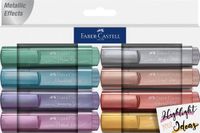 Faber-Castell Textliner 46 Metallic Markeerstiften - 8 Stuks