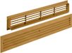 SOTECH 1 paire de grilles de ventilation BRISE 457 x 92 x 17 mm pour portes perforation à fente Limba