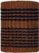 Buff Gebreide Polar Nekwarmer Kostik Bruin/Nachtblauw Unisex One Size