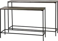 Light & Living Side table Hartsville - Brons/Zwart - Set