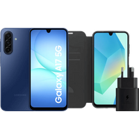 Samsung Galaxy A17 128GB Blauw 5G + Accessoirepakket