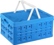 Sunware Square vouwkrat met koeltas en handgreep 32L blauw