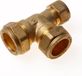 T-stuk 3x knel 22 x 22 x 15mm