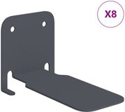vidaXL Onzichtbare Zwevende Plank Antraciet