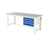 Bott Werkbank Cubio met 3 laden - Breedte 200 cm - Linoleum