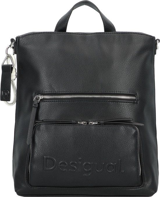 Desigual PU rugzak 36 cm - Zwart - Unisex - Herfst/Winter 2024