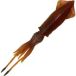 Savage Gear 3D TPE Swim Squid Sea Fishing Lure 9.5cm 10g Red Brown