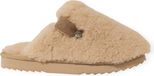 Warmbat Midura curly wool pantoufles femme écru