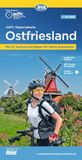 ADFC-Regionalkarte KOMPASS Karten Regionalkarte- Ostfriesland cycling map