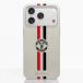 Fibriva™ Coque de Téléphone Officielle Manchester United – Rayures Verticales et Blason