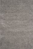 Safavieh Athens Shag Collection SGA119F tapijt, pluisvrij, voor woonkamer, slaapkamer, eetkamer, entree, pluche, 3,8 cm dik, 90 x 150 cm, lichtgrijs