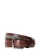 Hackett London Ceinture ' HRBONE ' marron / blanc cassé