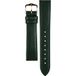Hirsch Osiris cuir vert foncé bracelet de montre 18mm