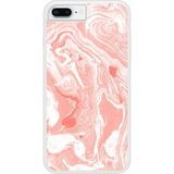 iPhone 8 Plus Marbre Rose bedrukt siliconen hoesje