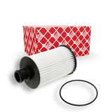 febi bilstein 109017 oliefilter met afdichtring, 1 stuk