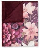 HIP Plaid 130x160 cm - Mandala en Bloemen Print - Multi - Polyvelvet - Oeko-Tex Gecertificeerd