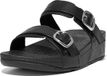 Fitflop Lulu Adjustable Leather Sandalen Zwart EU 37 Vrouw