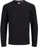 Jack & Jones Heren trui regular fit Zwart L Ronde Hals Volwassenen