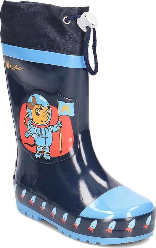 Playshoes Regenlaarzen Astronautenmuis Maat 24/25 Donkerblauw
