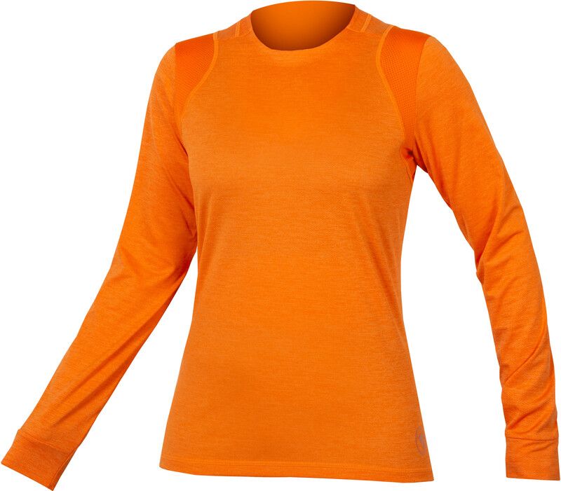 Endura SingleTrack LS Jersey Women - oranje - Maat: -