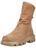Paul Green Dames enkellaarsjes bruin glad leer 8253-008