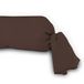 Soleil d'ocre Pillowcase for Neck Roll Cotton Plain Brown 45 x 205 cm
